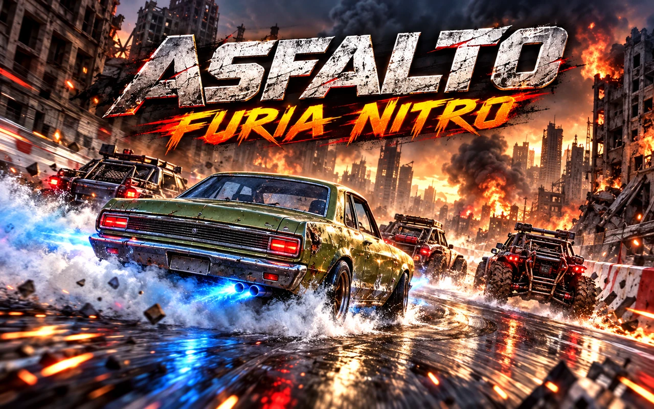 Ilustración promocional de Asfalto